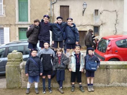 Photo de la Meute � l'�glise Saint-Georges